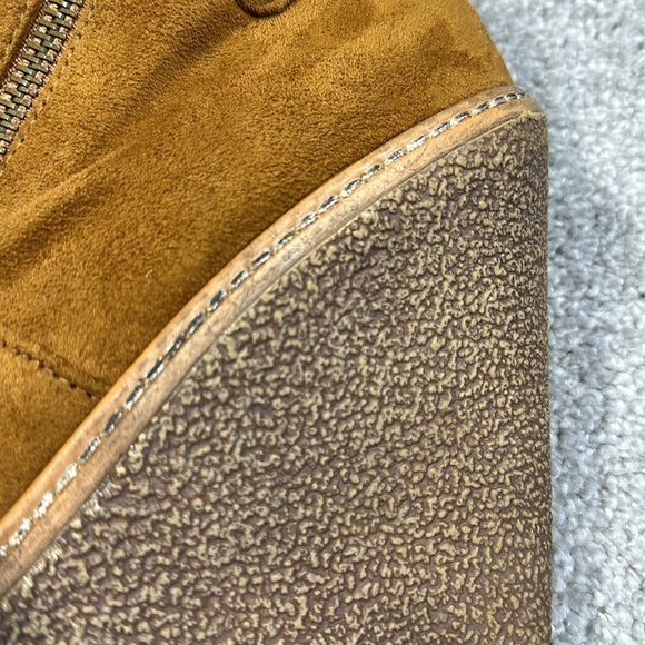 Bakers Furbee Boots Womens 9.5 Brown Faux Fur Faux Suede Wedge Platform … - Picture 14 of 16